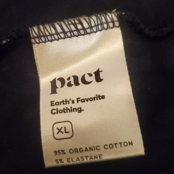 PACT Blue White Organic Cotton Firework Print Fit & Flare Midi Dress Women's XL - Picture 11 of 13